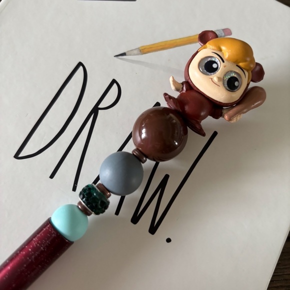Disney Other - Disney Doorables: Peter Pan: The Lost Boys: Cubby handmade beaded pen